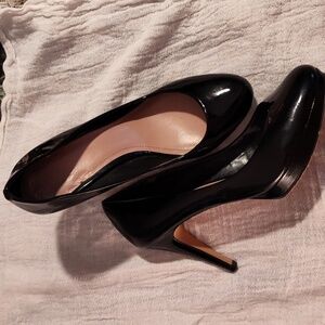 GPT-Black Patent Leather 9.5 Vince Camuto Stiletto Heels